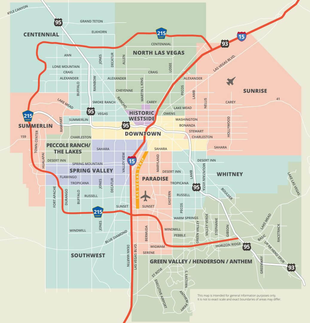 Las Vegas Map